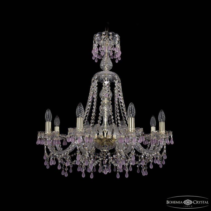 Подвесная люстра Bohemia Ivele Crystal 1410 1410/8/240/XL-74 G V7010