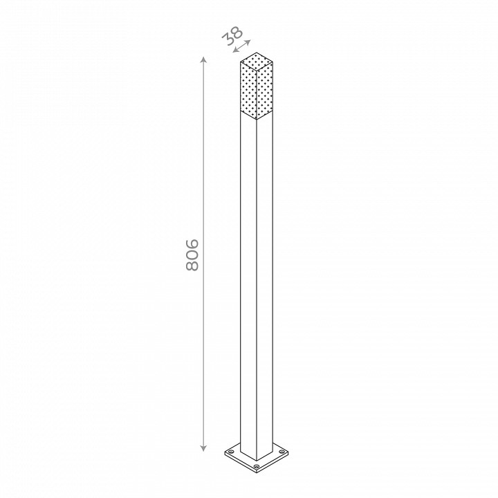 Наземный низкий светильник ST-Luce SL101 SL101.415.01