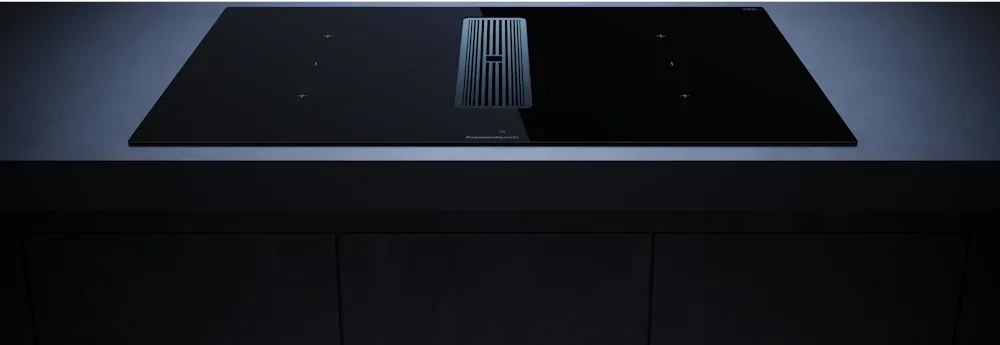 Индукционная варочная панель с вытяжкой Kuppersbusch KMI 8350.0 SR Stainless steel