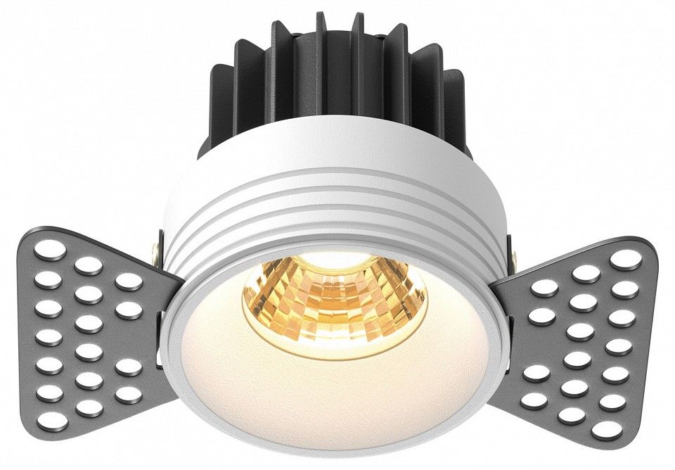 Встраиваемый светильник Maytoni Technical Раунд DL058-7W2.7K-TRS-W
