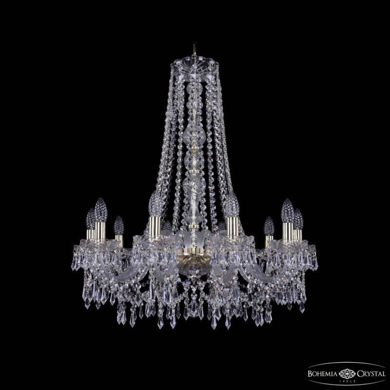 Подвесная люстра Bohemia Ivele Crystal 1403 1403/10/240/h-76 G