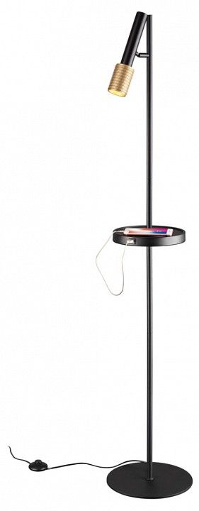 Торшер с полкой Odeon Light Mehari 4240/1F