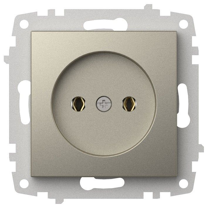 Розетка без заземления, без рамки Elbi Eleсtriс Zena Vega 609-011400-215