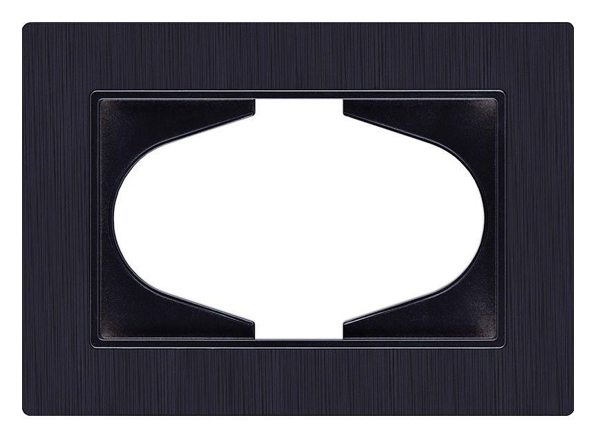 Рамка для двойной розетки Kollinger Eleganz Plex EP120BK