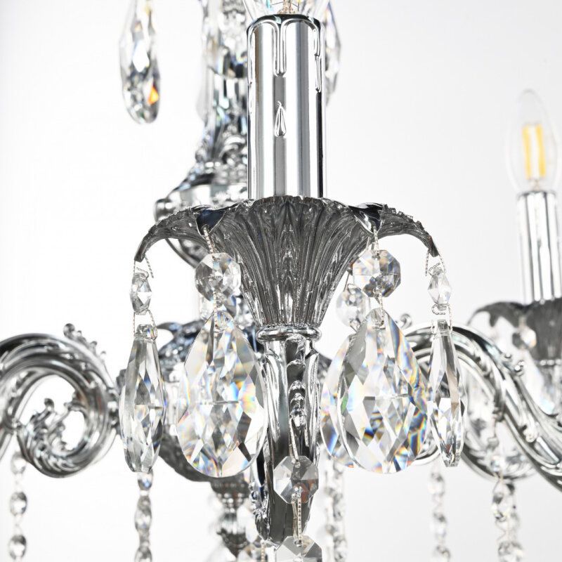 Подвесная люстра Bohemia Ivele Crystal AL7901 AL79101/6/175 A Ni