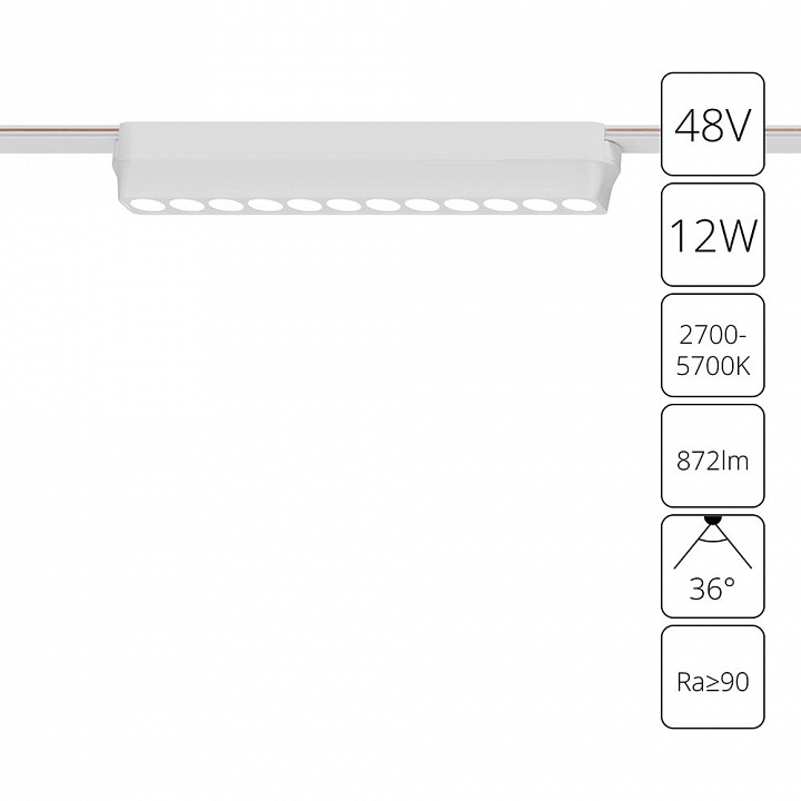 Накладной светильник Arte Lamp Rapid A2954PL-1WH