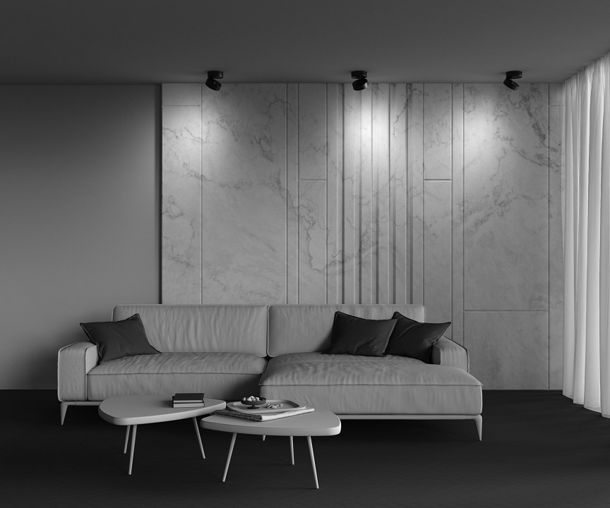 Накладной светильник Maytoni Technical Onda C024CL-18W4K-B-1