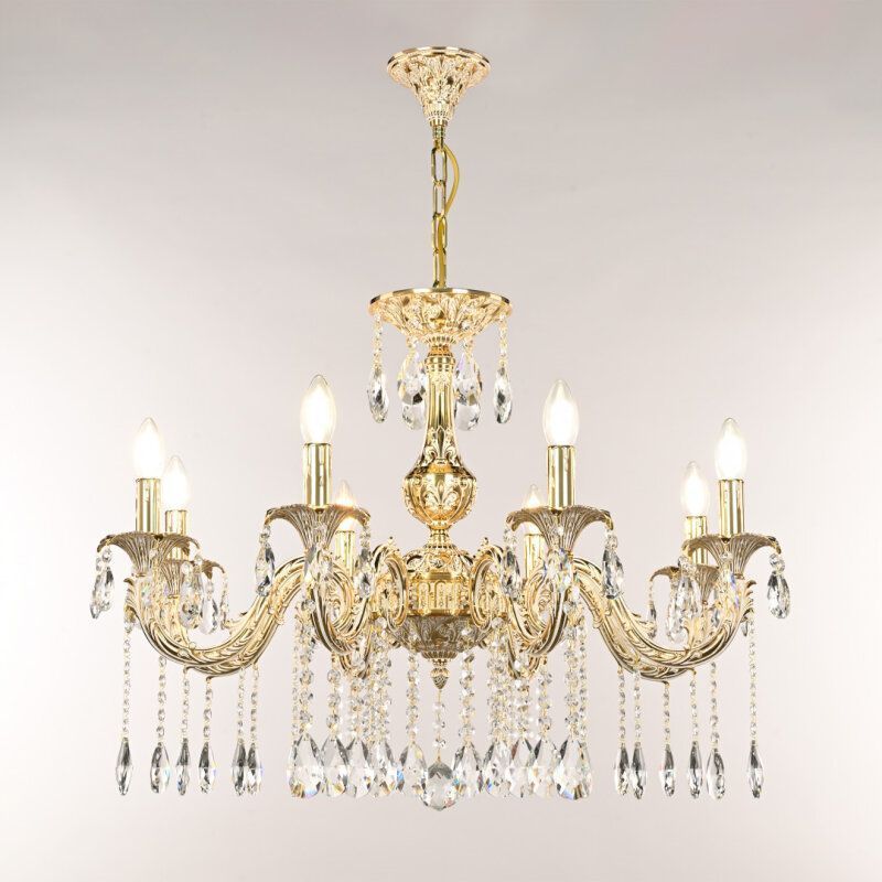 Подвесная люстра Bohemia Ivele Crystal AL7901 AL79101/8/250 A GW