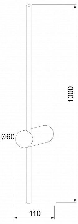 Бра Elektrostandard Cane a061491
