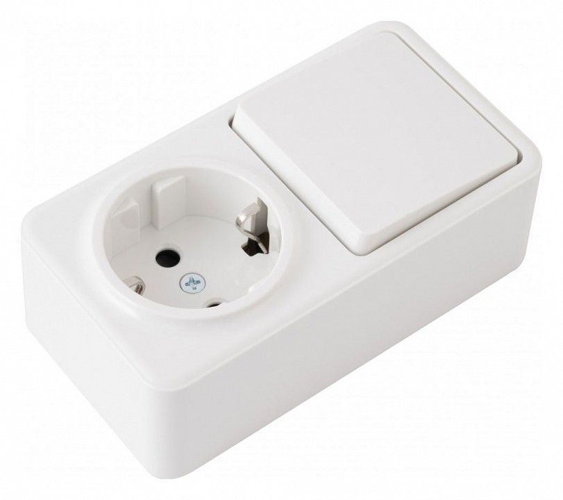 Блок с выключателями одноклавишными Arte Milano am-310 310.52-1.white