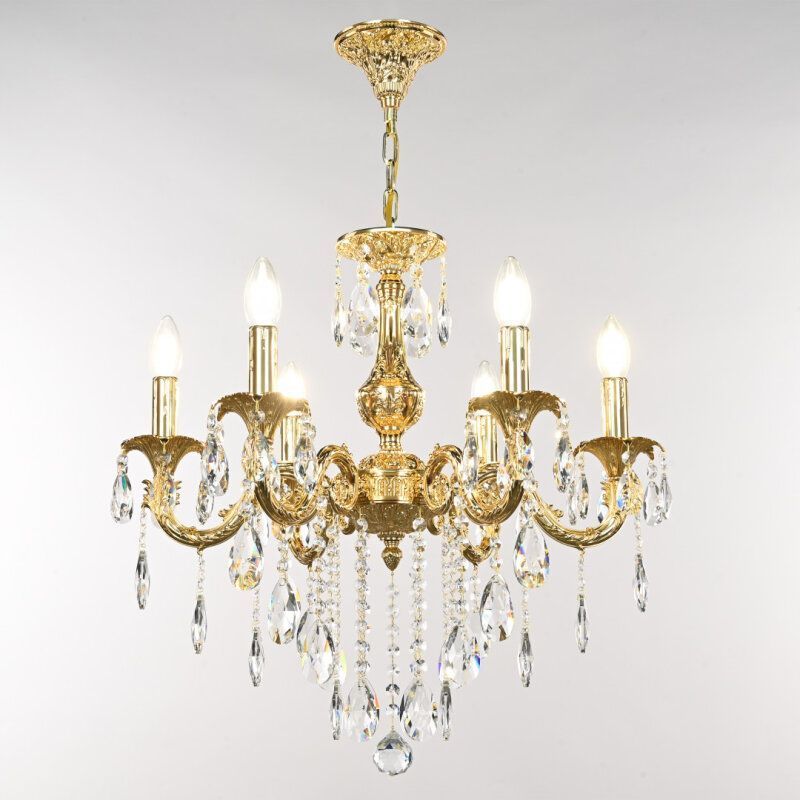 Подвесная люстра Bohemia Ivele Crystal AL7901 AL79101/6/175 B G