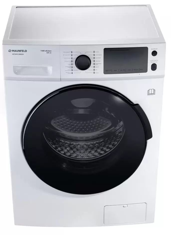 Стиральная машина с сушкой и паром MAUNFELD MFWM1586WH