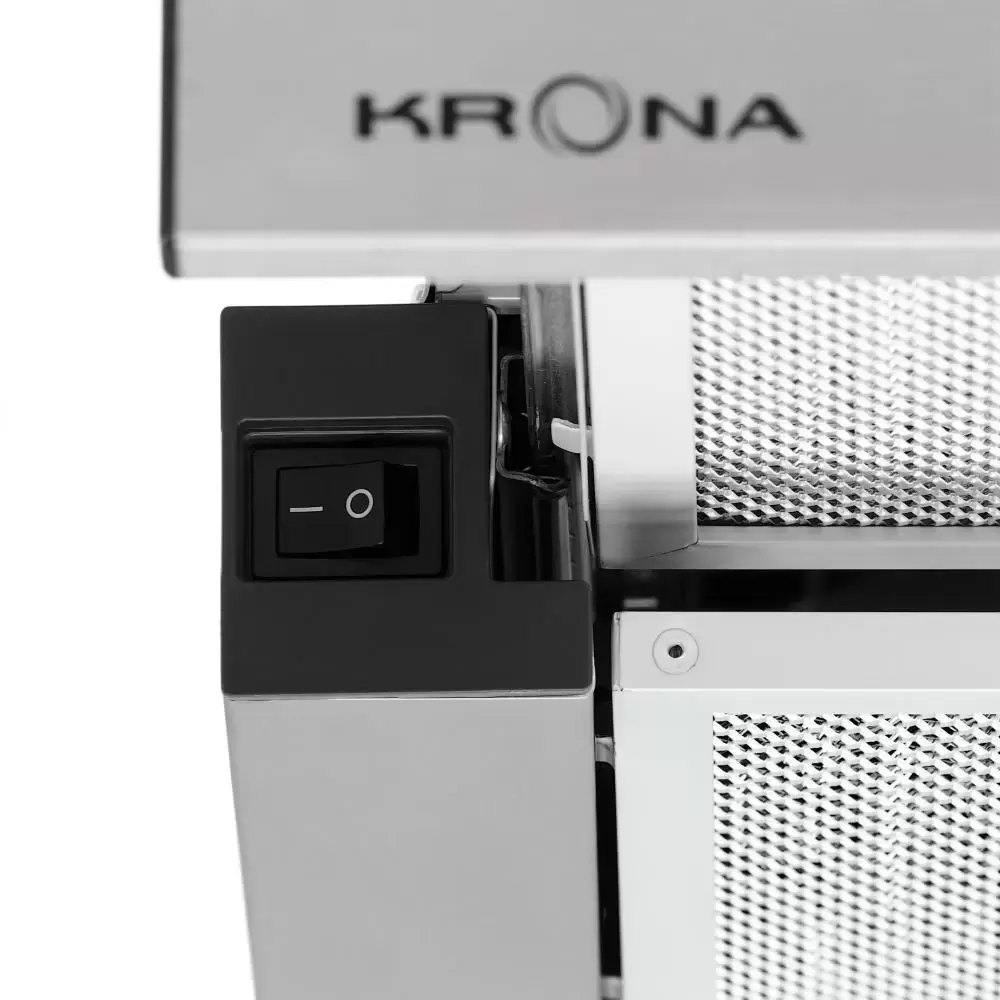 Встраиваемая вытяжка Krona KAMILLA T 600 INOX (2 мотора)