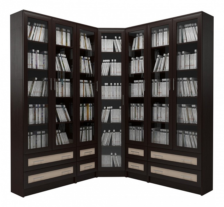 Шкаф книжный Мебелайн-40