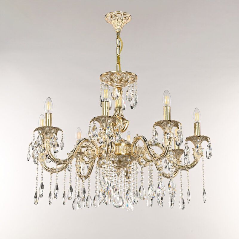 Подвесная люстра Bohemia Ivele Crystal AL7901 AL79101/8/250 A GW