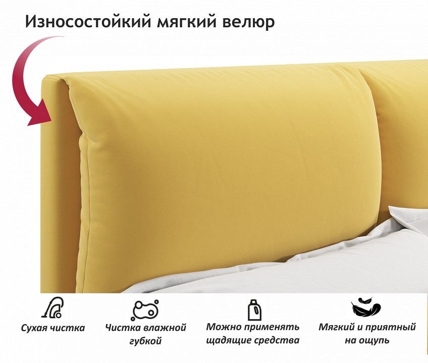 Кровать двуспальная Vita 2000x1600