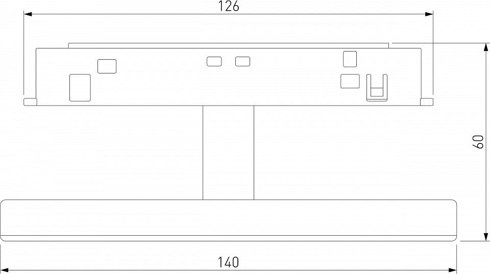 Накладной светильник Elektrostandard Slim Magnetic a065984