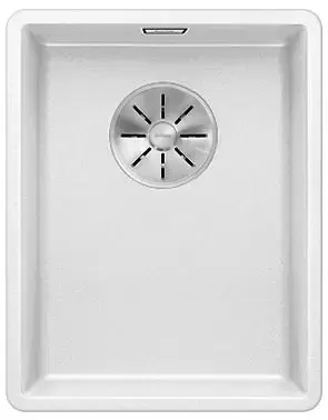 Мойка Blanco SUBLINE 320-F отводная арматура InFino® белый