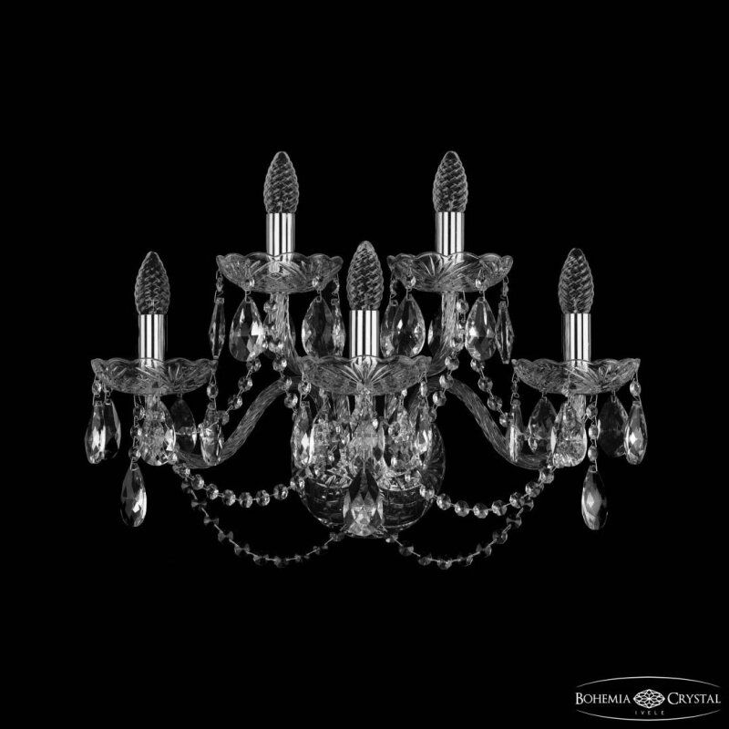 Бра Bohemia Ivele Crystal 1402 1402B/3+2/195/XL Ni