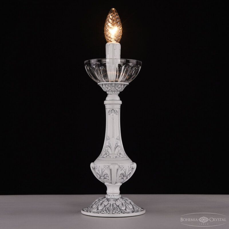 Настольная лампа декоративная Bohemia Ivele Crystal AL7801 AL78100L/12 WMN P Clear/M-1H