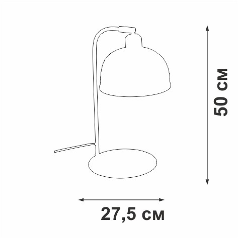 Настольная лампа декоративная Vitaluce V1875 V1875-1/1L