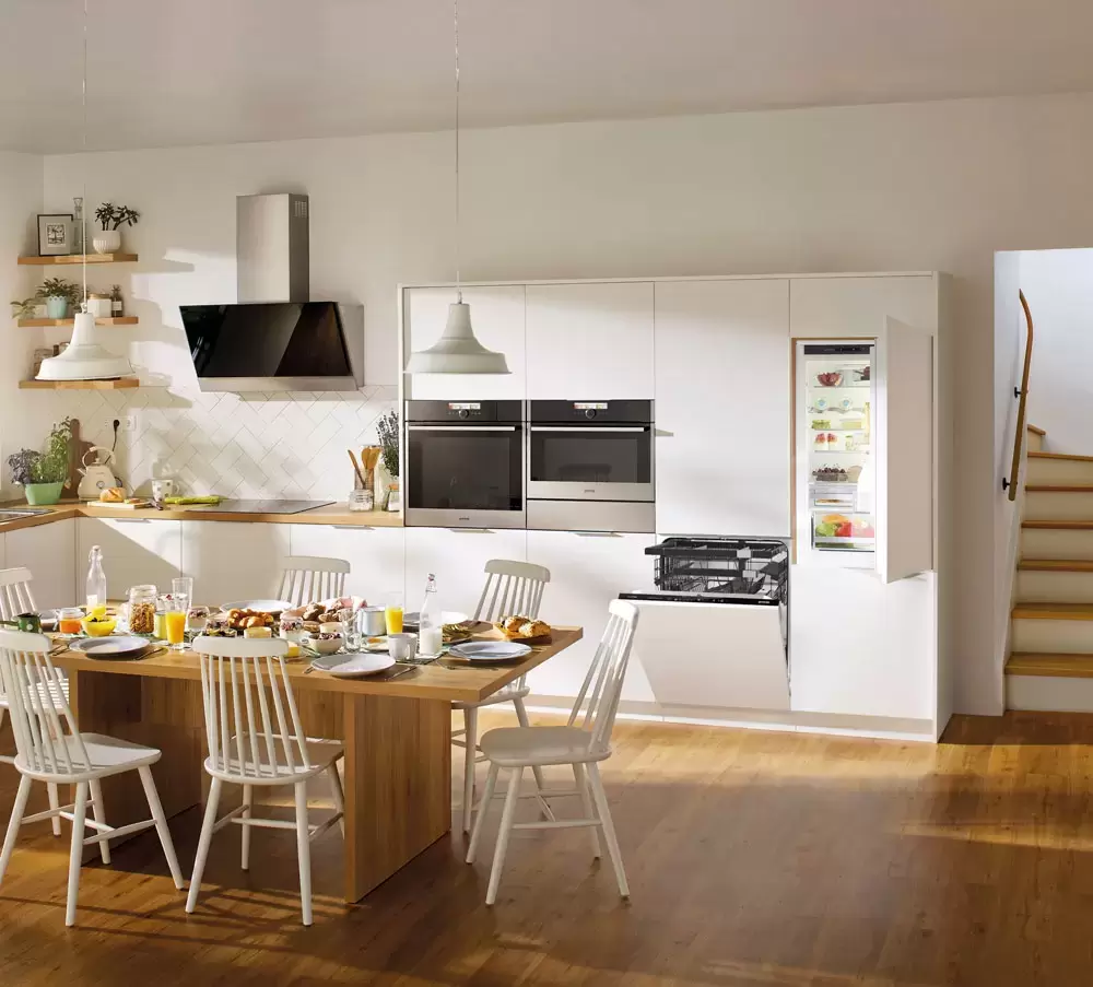 Встраиваемый двухкамерный холодильник Gorenje NRKI4182A1