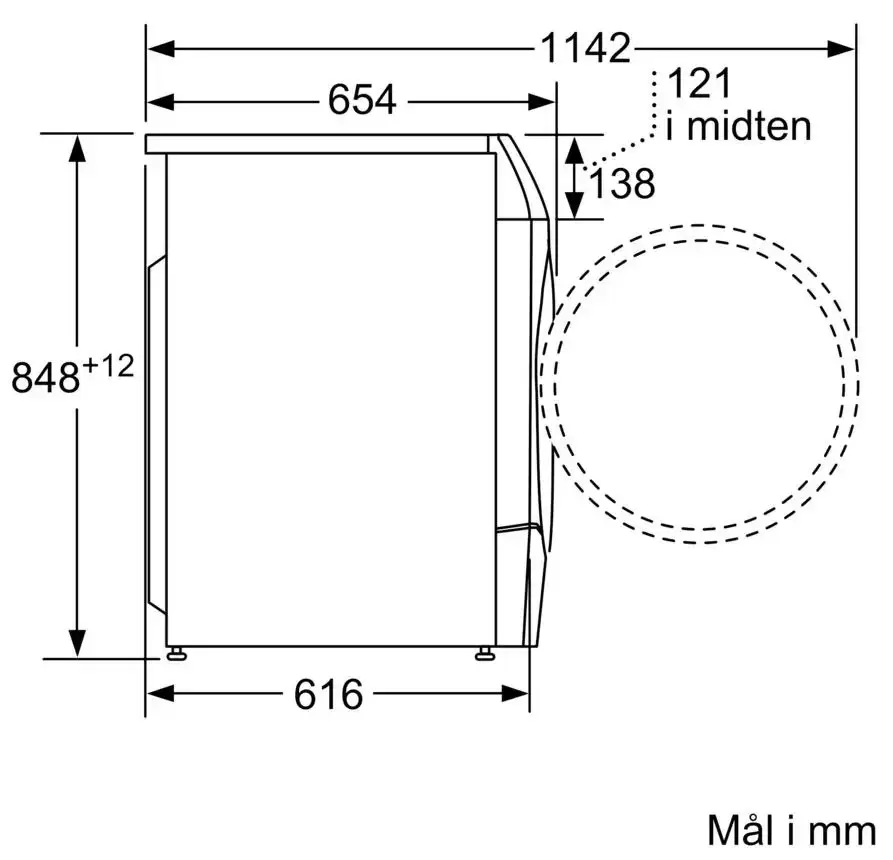 Стирально-сушильная машина Bosch WNC254A0SN
