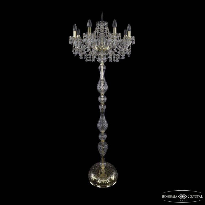 Торшер Bohemia Ivele Crystal 1410 1410T1/8/195-160 G V0300
