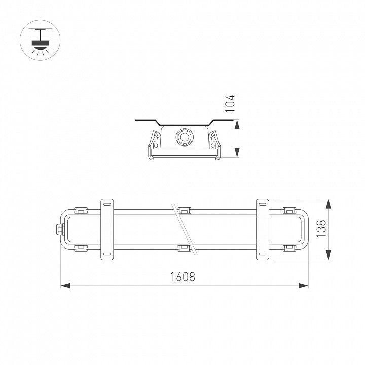 Накладной светильник Arlight SP-KATANO 060780