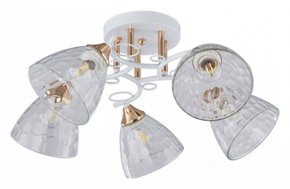 Потолочная люстра Arte Milano AMALFI-321395 321395/5A WH+FG