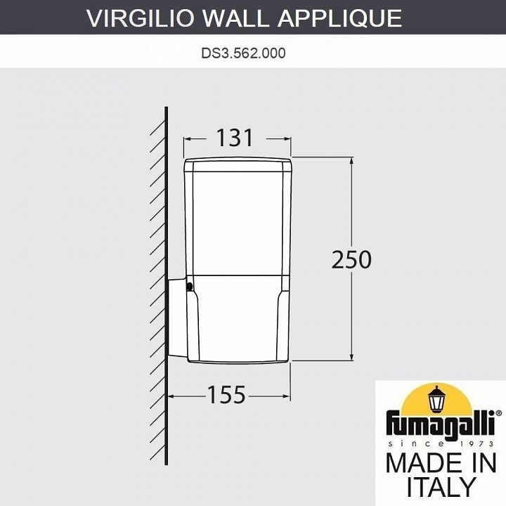 Светильник на штанге Fumagalli VIRGILIO DS3.562.000.AYF1R