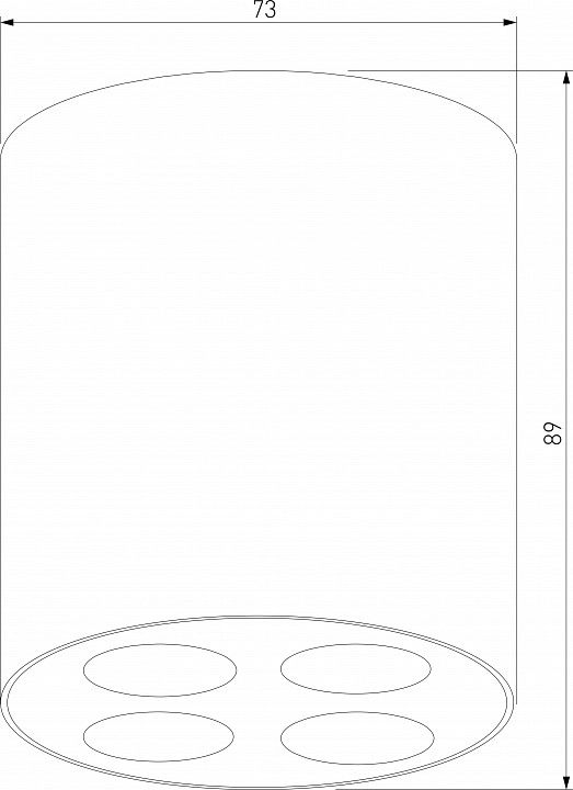 Накладной светильник Elektrostandard Points a067482