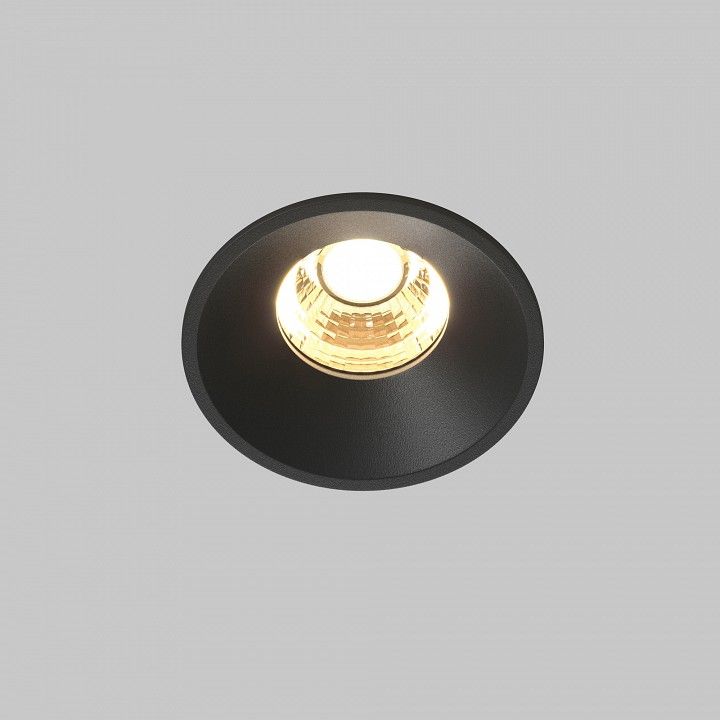 Встраиваемый светильник Maytoni Technical Раунд DL058-7W2.7K-B