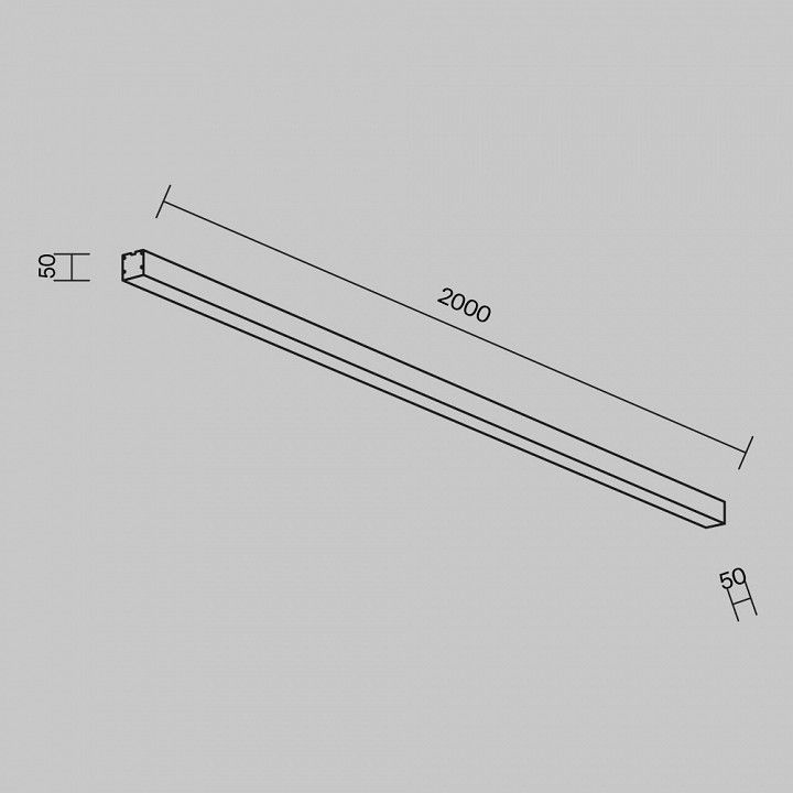 Накладной светильник Maytoni Technical Накладные линейные светильники LL311032