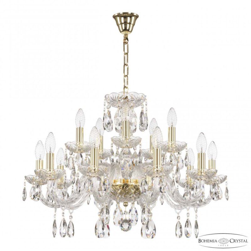 Подвесная люстра Bohemia Ivele Crystal 117 117/10+5/240 G