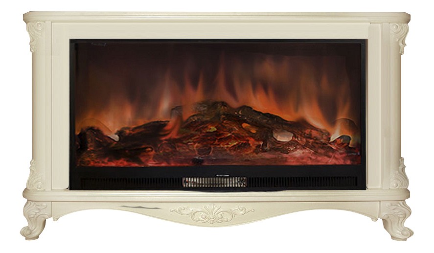 Комплект из электрокамина напольного и портала (110.5x30x70.7 см) Версаль царга Premier S86 ВЕЦ00008