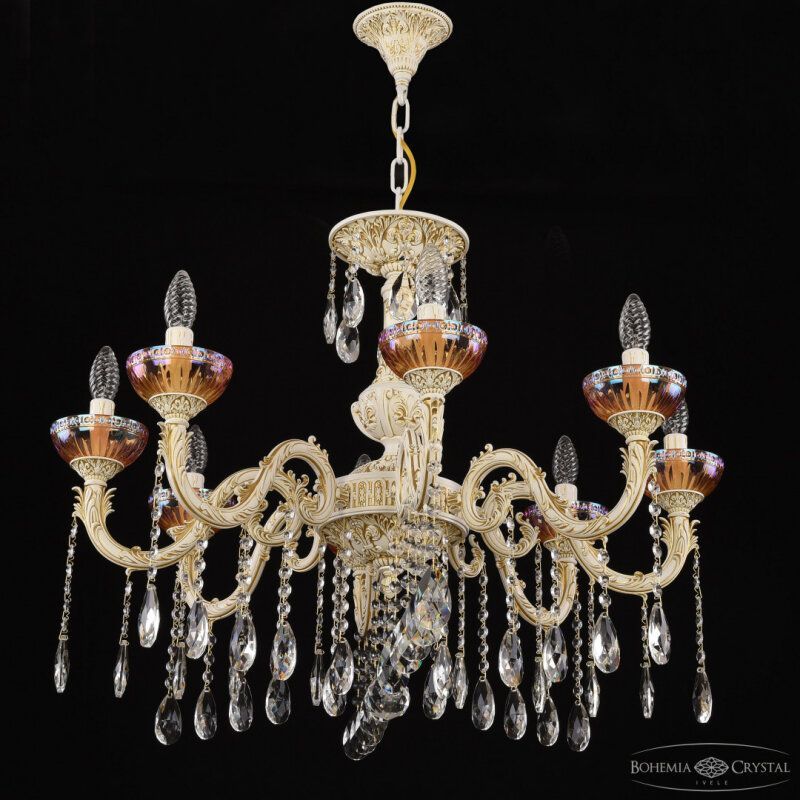 Подвесная люстра Bohemia Ivele Crystal AL7901 AL79101/8/250 A WMG P Shampan/M-1G