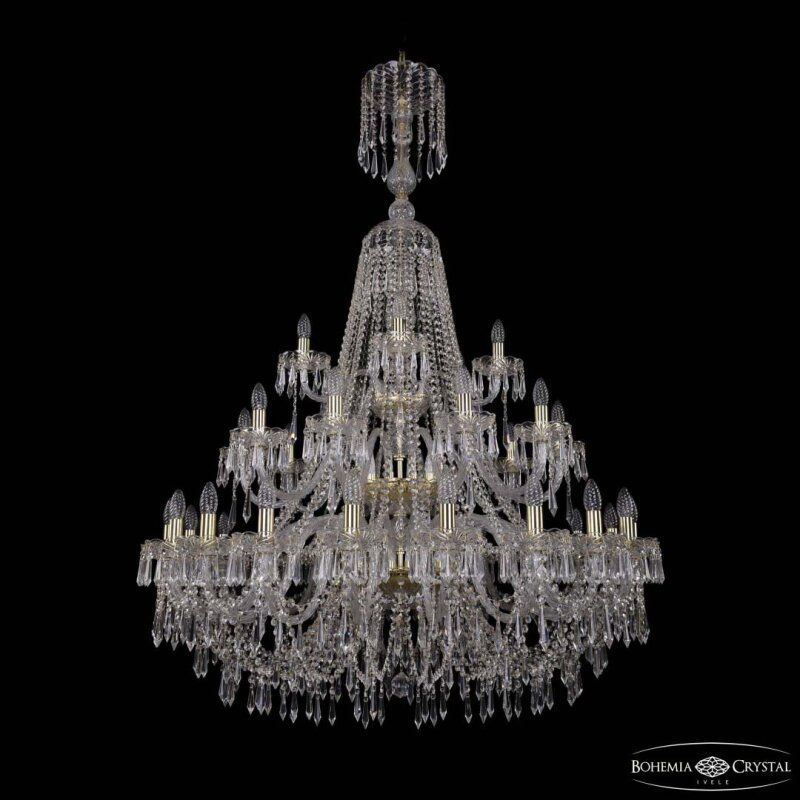 Подвесная люстра Bohemia Ivele Crystal 1403 1403/20+10+5/400/XL-160/3d G