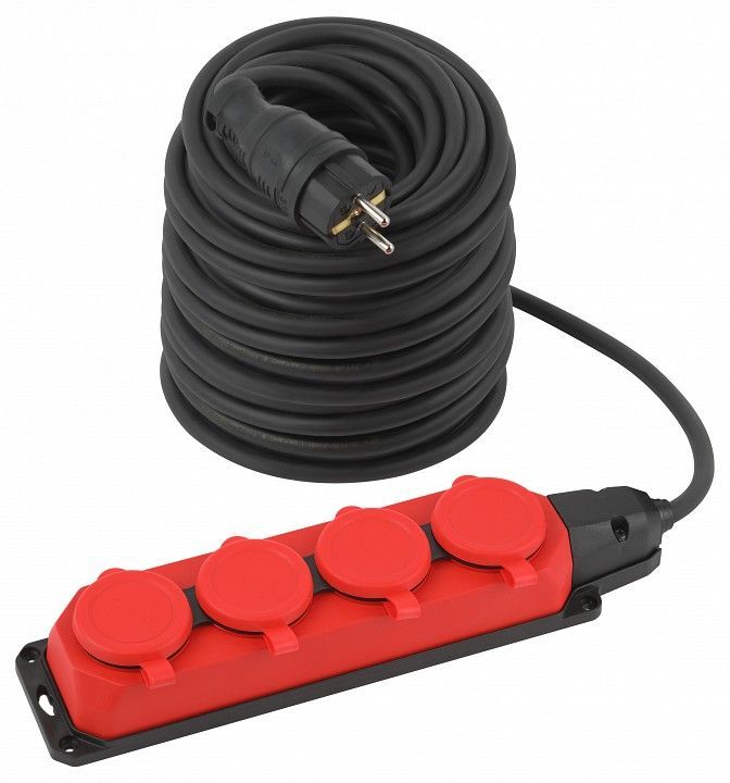 Удлинитель Эра  UK-4e-3x1,5-50m-IP44(KG)