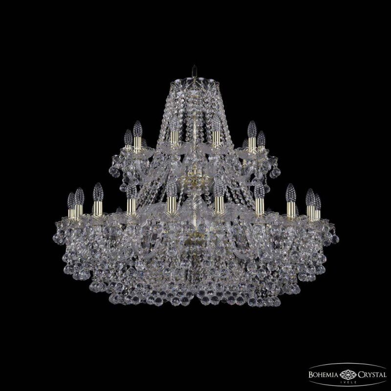 Подвесная люстра Bohemia Ivele Crystal 1409 1409/20+10/360/2d G