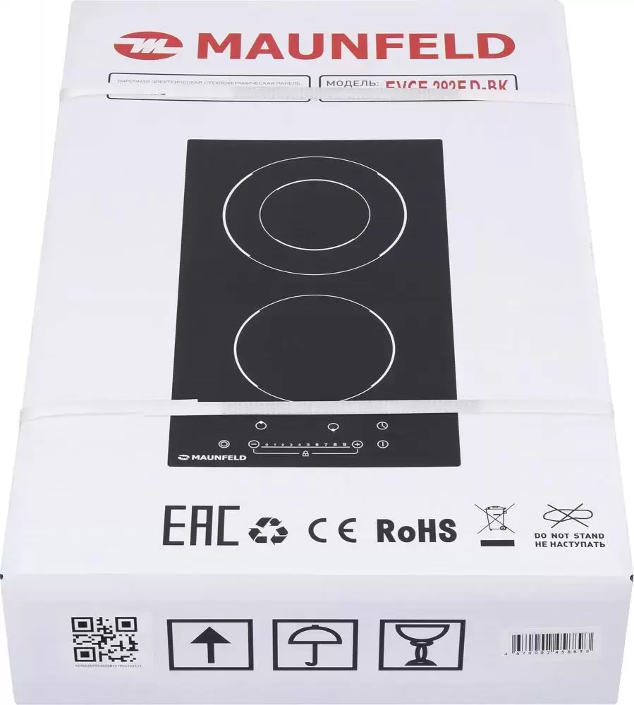 Электрическая варочная панель MAUNFELD EVCE.292F.D-BK