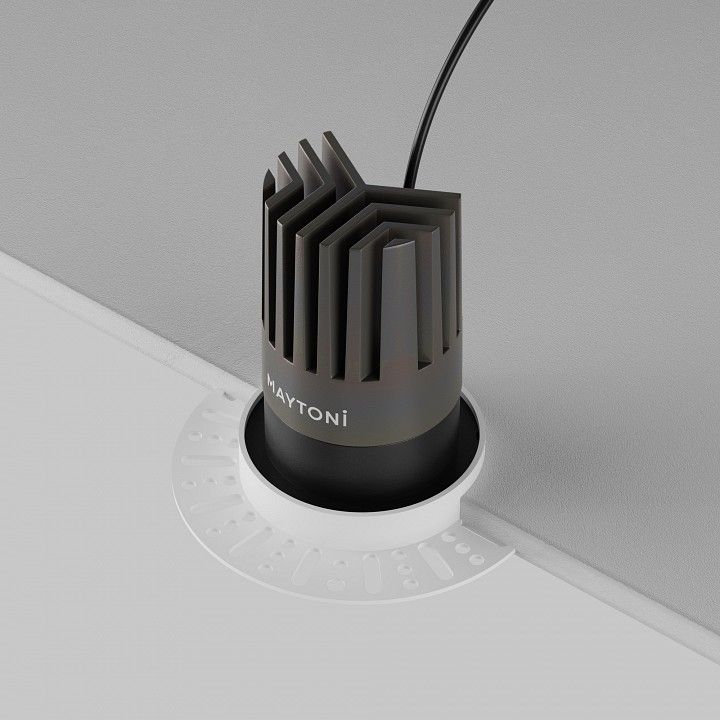 Встраиваемый светильник Maytoni Technical Омут DL121-15W-3K-TRS-B