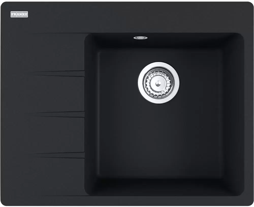 Мойка Franke Centro CNG 611/211-62 TL чаша справа черный матовый