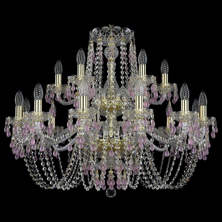 Подвесная люстра Bohemia Art Classic 11.24 11.24.12+6.300.2d.Gd.V7010