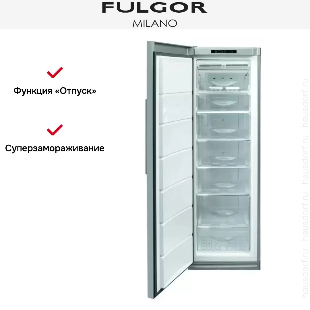 Встраиваемый морозильный шкаф Fulgor Milano FFSI 350 NFED X