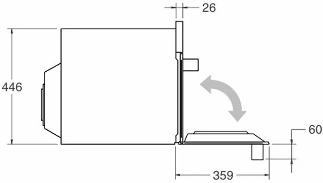 Встраиваемая микроволновая печь Bertazzoni F30PROMWLXT