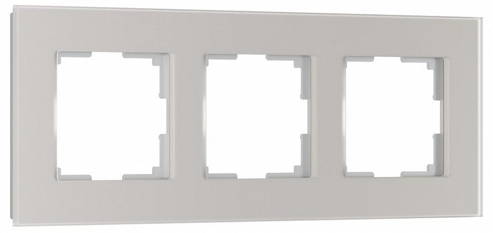 Рамка на 3 поста Werkel Senso дымчатый W0033117