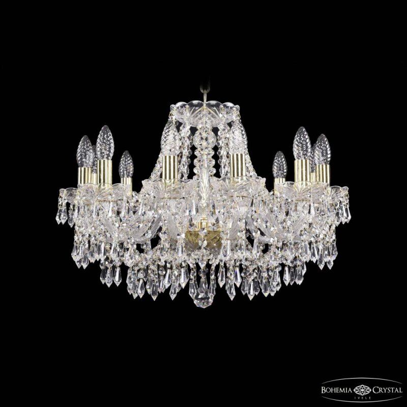 Подвесная люстра Bohemia Ivele Crystal 1403 1403/12/195 G
