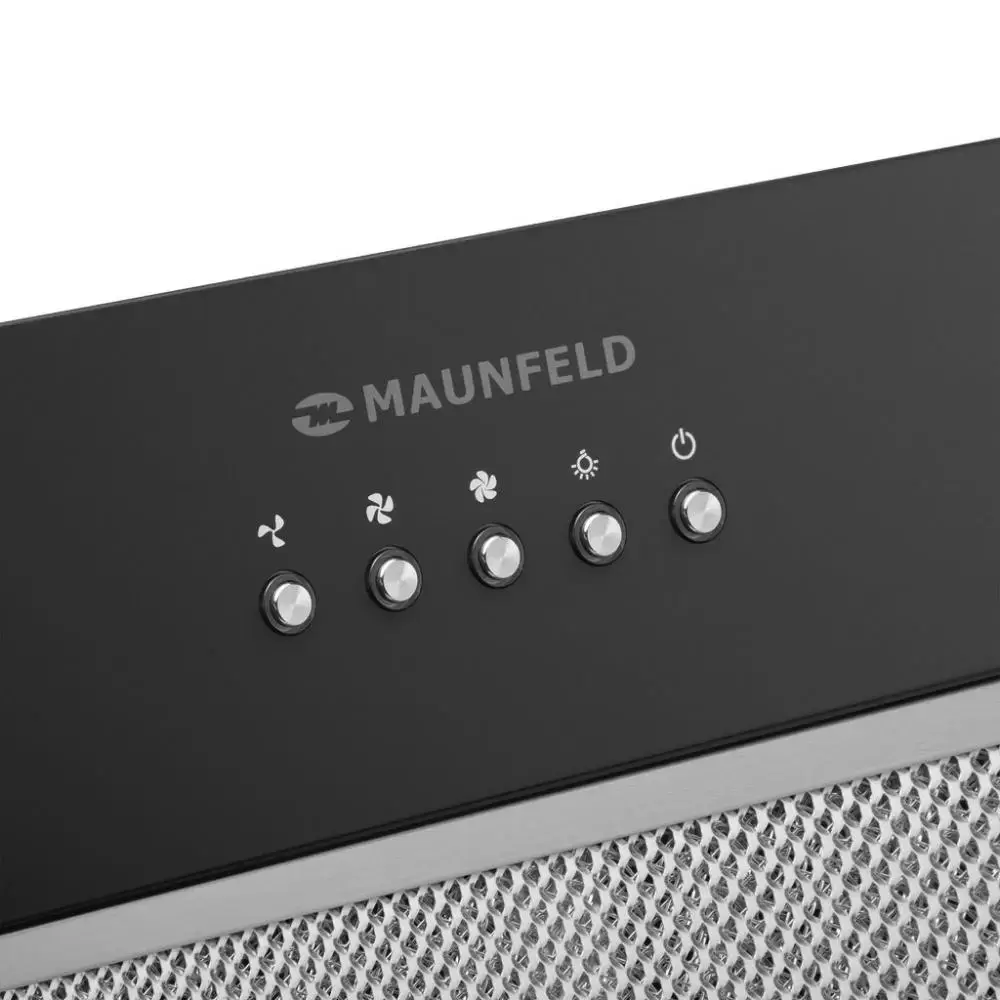 Встраиваемая кухонная вытяжка MAUNFELD TRAPEZE 602M черный