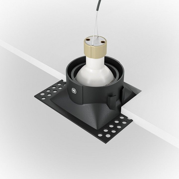 Встраиваемый светильник Maytoni Technical Точка DL042-01-SQ-B